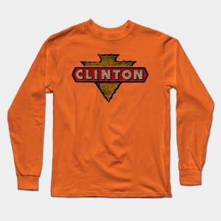 Clinton Small Engine vintage distressed Long Sleeve T-Shirt